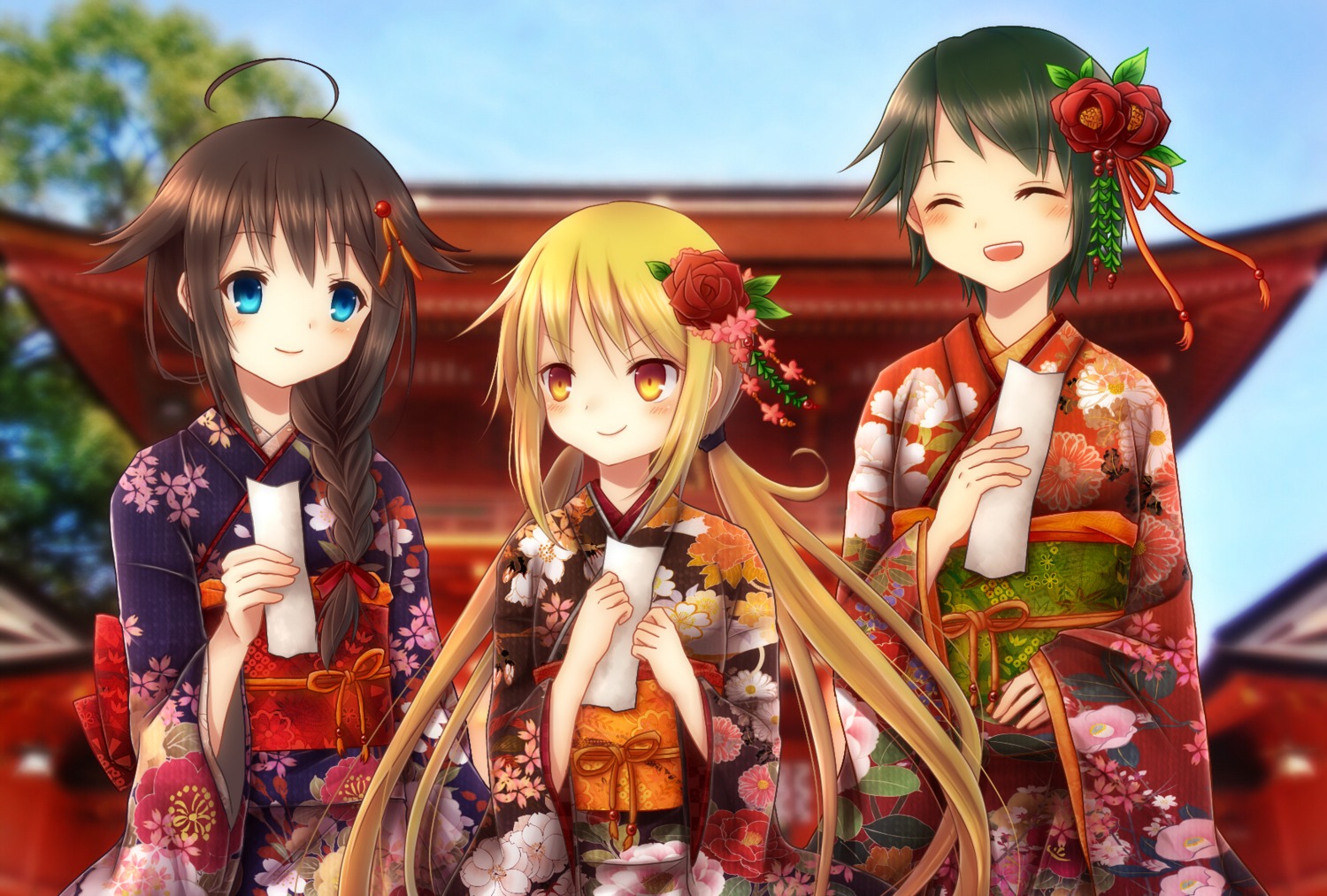 amano_sora, kimono
