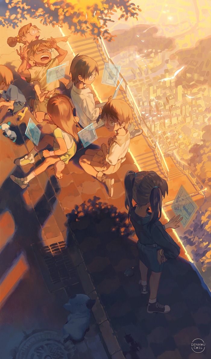 dennou_coil, densuke_(dennou_coil), ju_rei