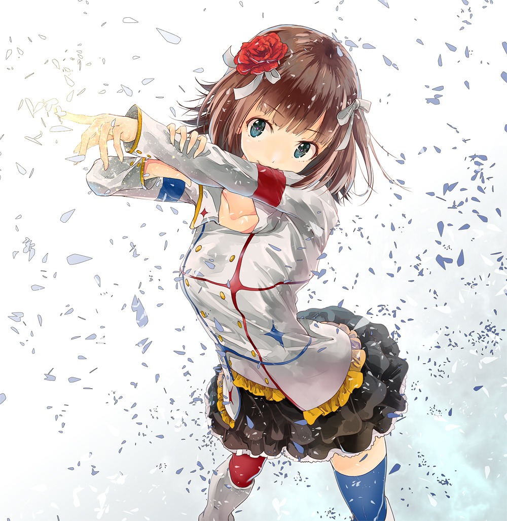 amami_haruka, the_idolm@ster, thighhighs, yae_(mono)
