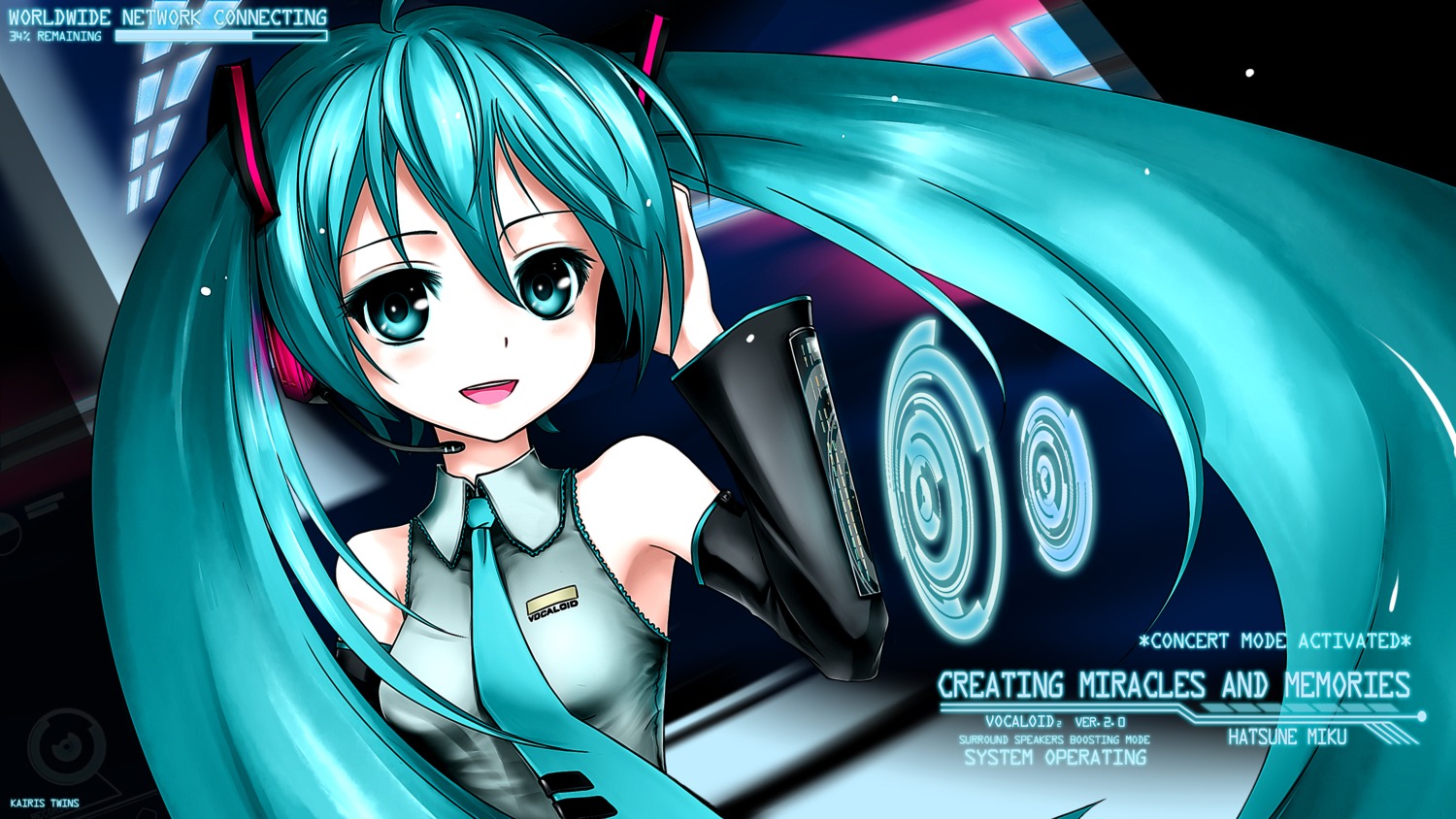 hatsune_miku, kairistwins, vocaloid