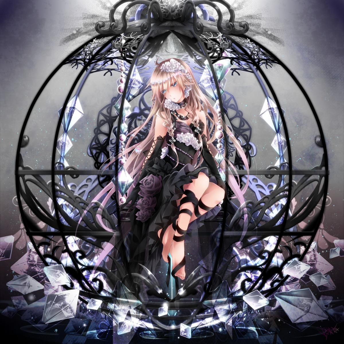 dress, ia_(vocaloid), tyouya, vocaloid