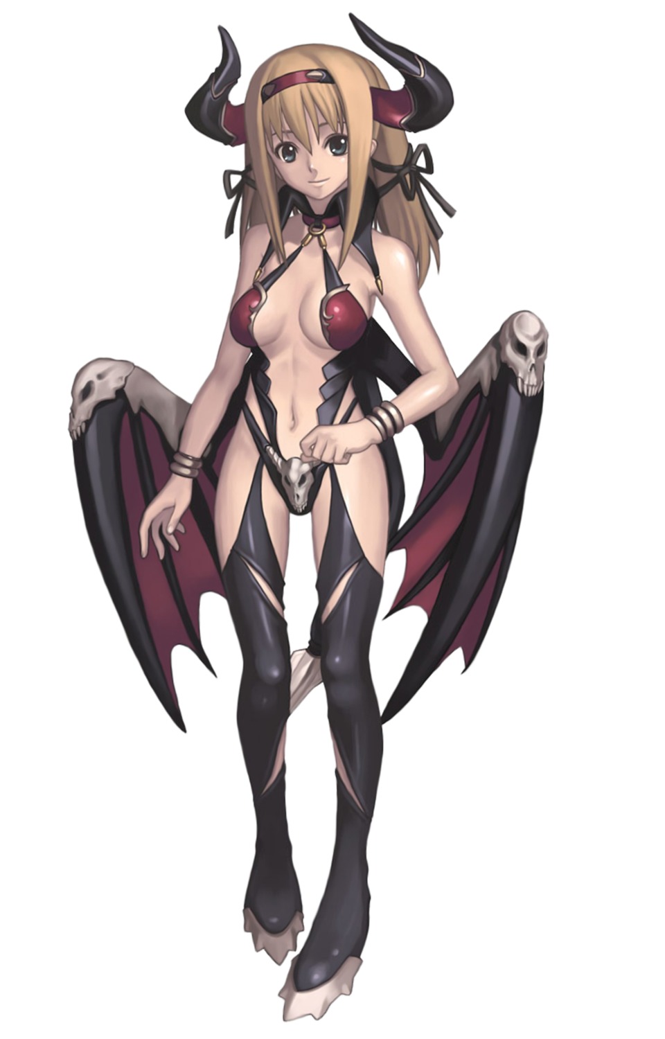 ar_tonelico, aurica_nestmile, devil, horns, nagi_ryou, wings