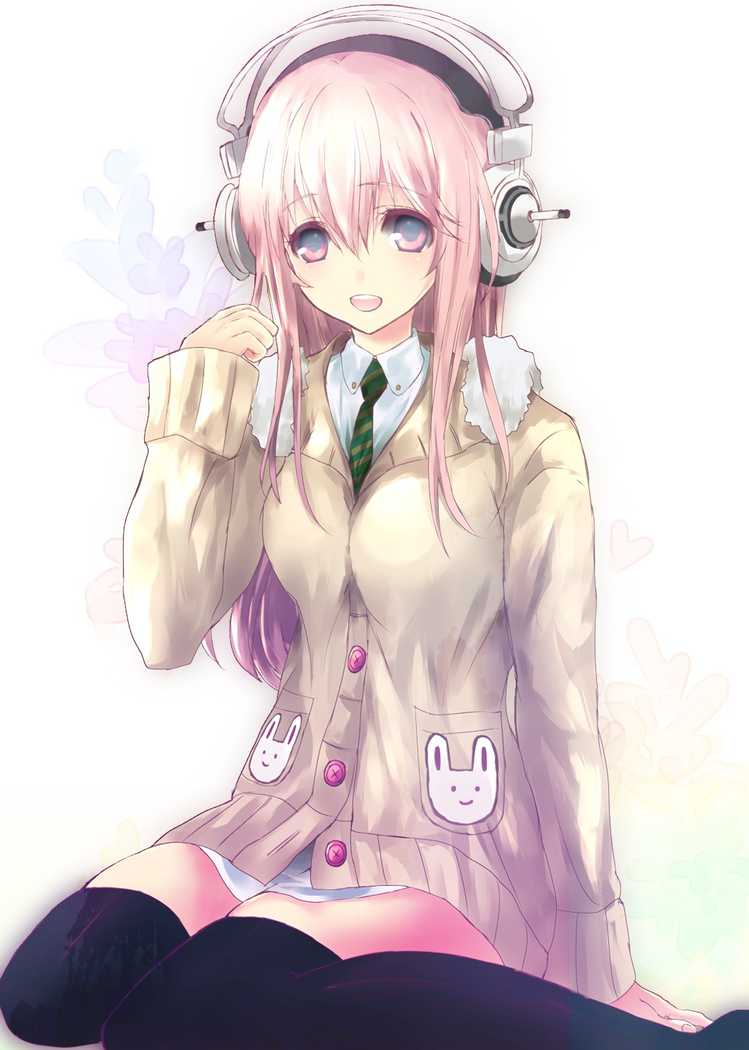 alicetype, headphones, seifuku, sonico, super_sonico, thighhighs