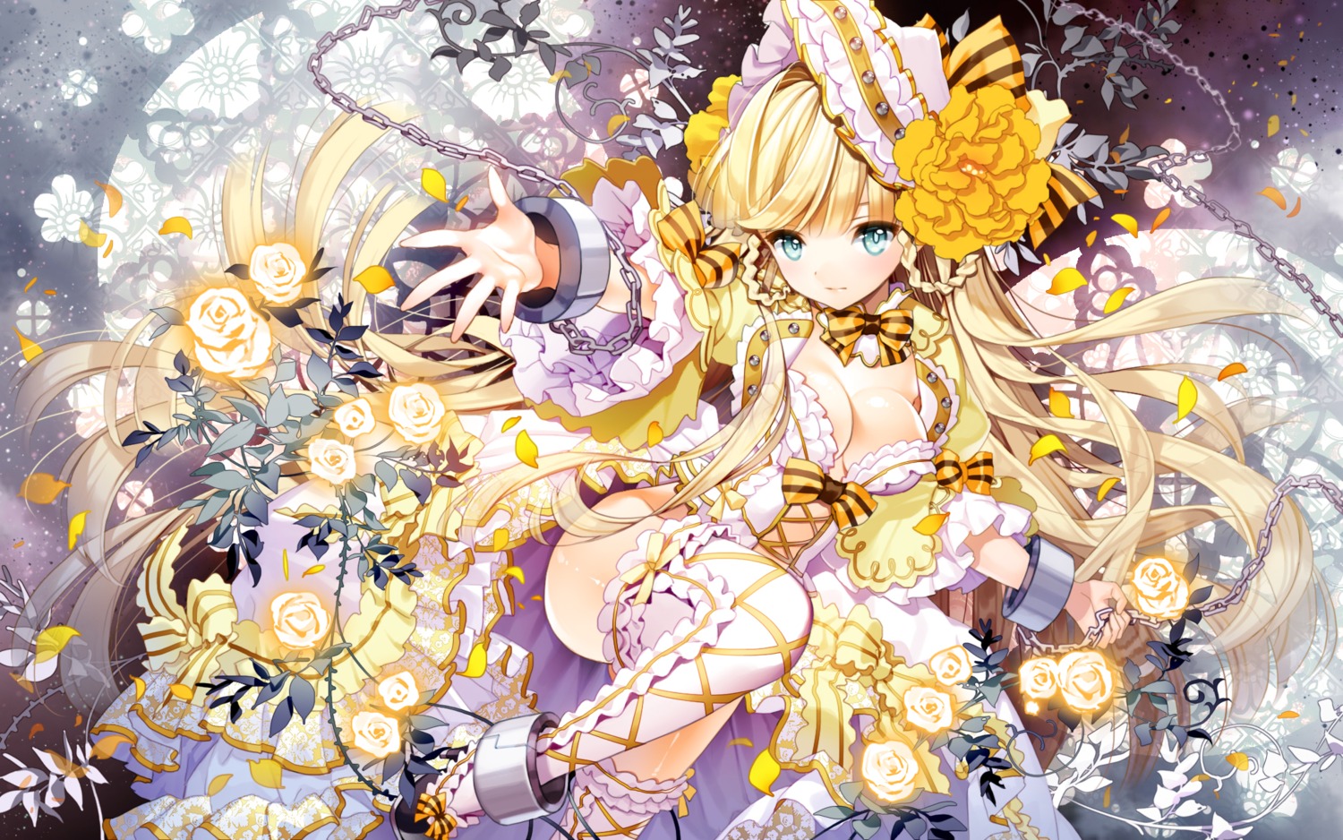 cherrypin, cleavage, inner_world, lolita_fashion, nopan, thighhighs