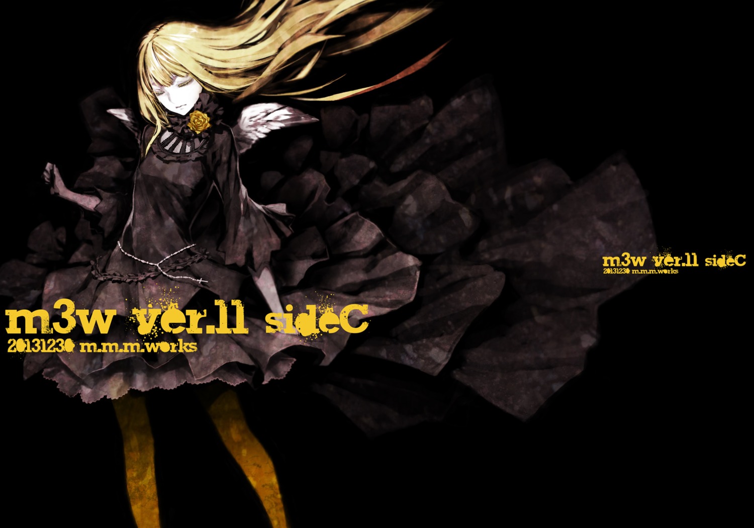 dogs, dress, miwa_shirow, nill, wings