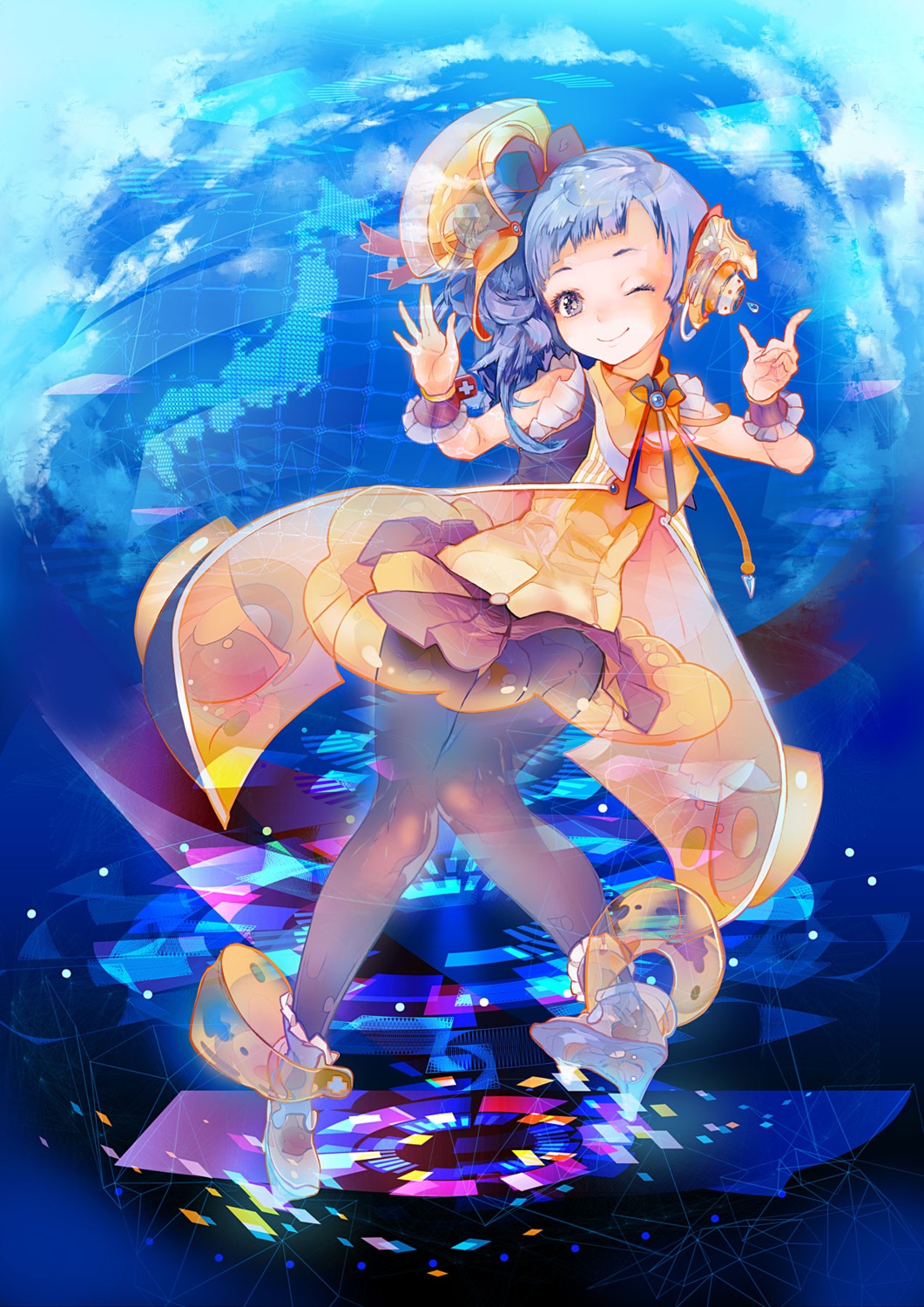 dress, megane_(artist), pantyhose