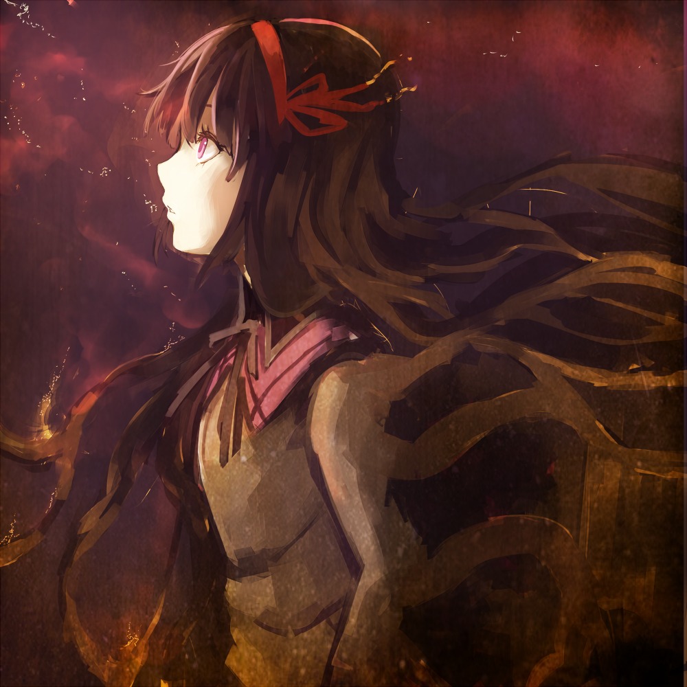 akemi_homura, mahou_shoujo_madoka_magica, masutomo