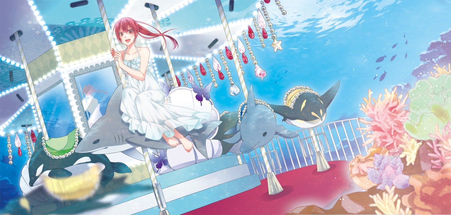 dress, free!, hatsumi_(mdr323), matsuoka_gou, summer_dress