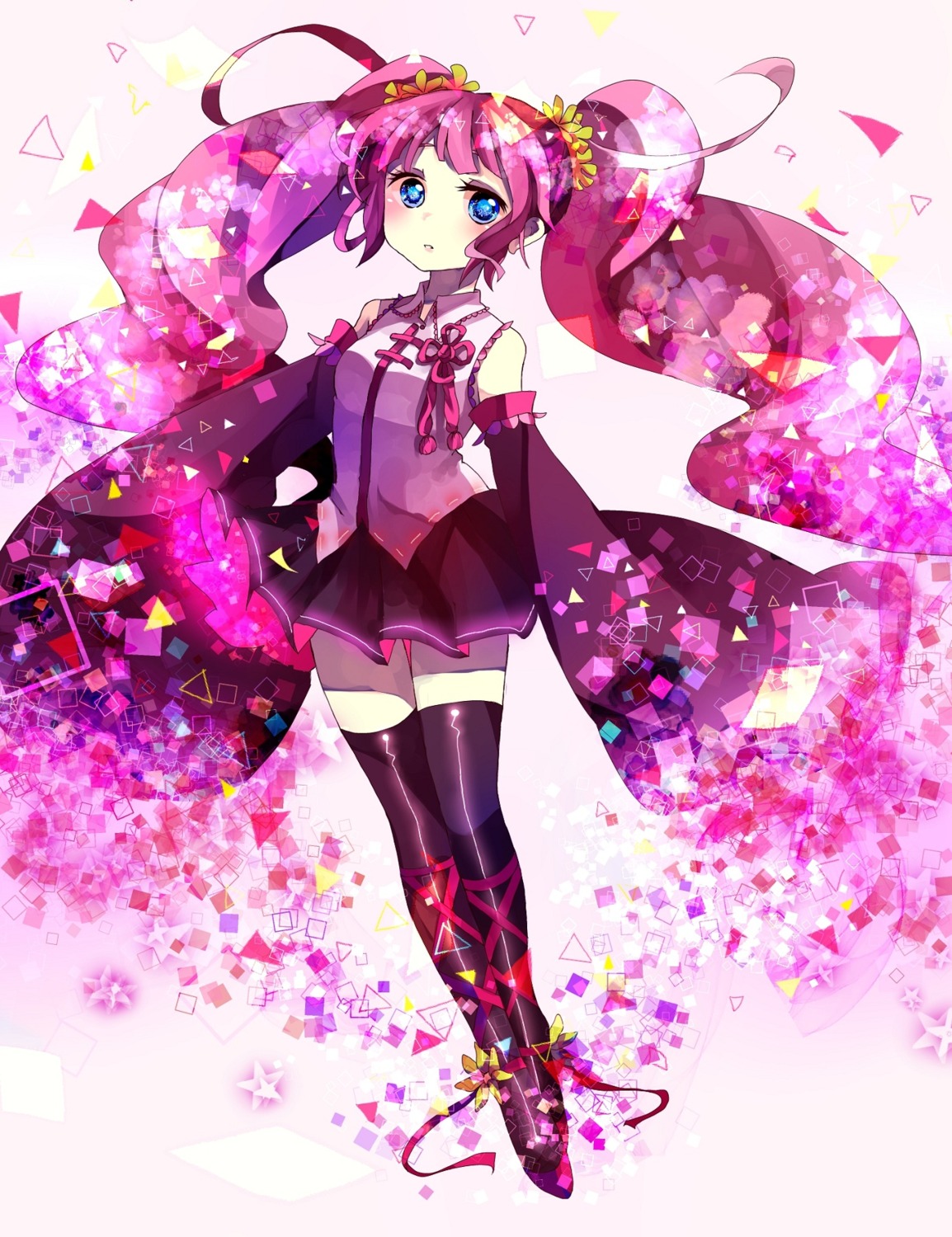 hatsune_miku, hoshino_kisora, vocaloid