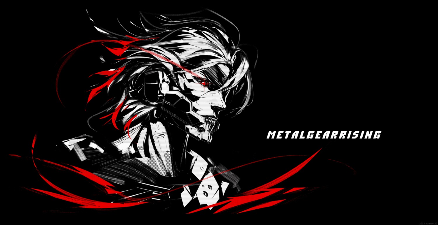 arsenixc, male, metal_gear, metal_gear_rising, metal_gear_solid, raiden, wallpaper