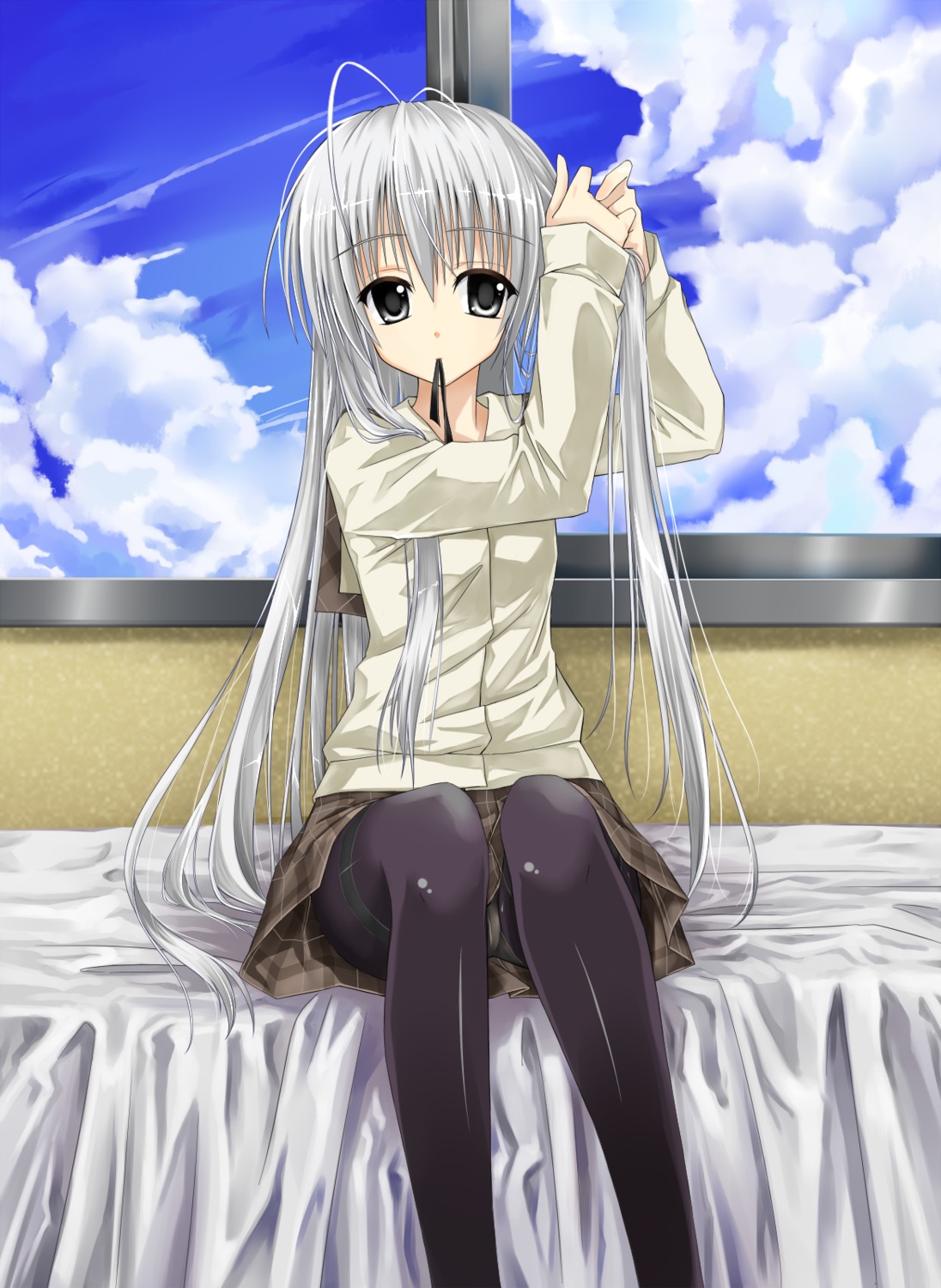 hika_(cross-angel), kasugano_sora, pantsu, pantyhose, yosuga_no_sora