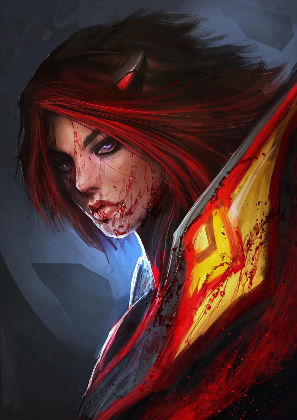blood, kill_la_kill, matoi_ryuuko, senketsu, thedurrrrian