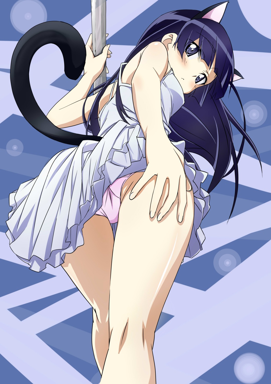 animal_ears, ass, dress, gokou_ruri, magu_(syu_uhei), nekomimi, ore_no_imouto_ga_konnani_kawaii_wake_ga_nai, pantsu, tail
