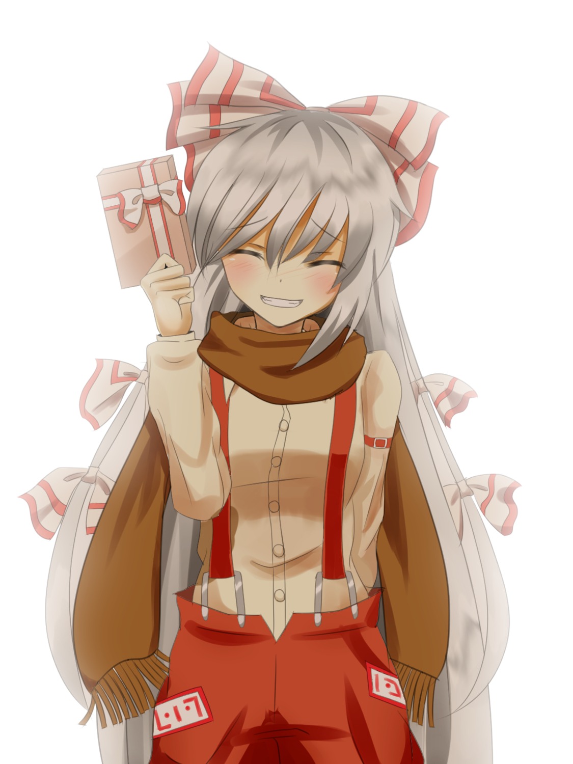 fujiwara_no_mokou, indo_(mdtanaka2007), touhou, valentine