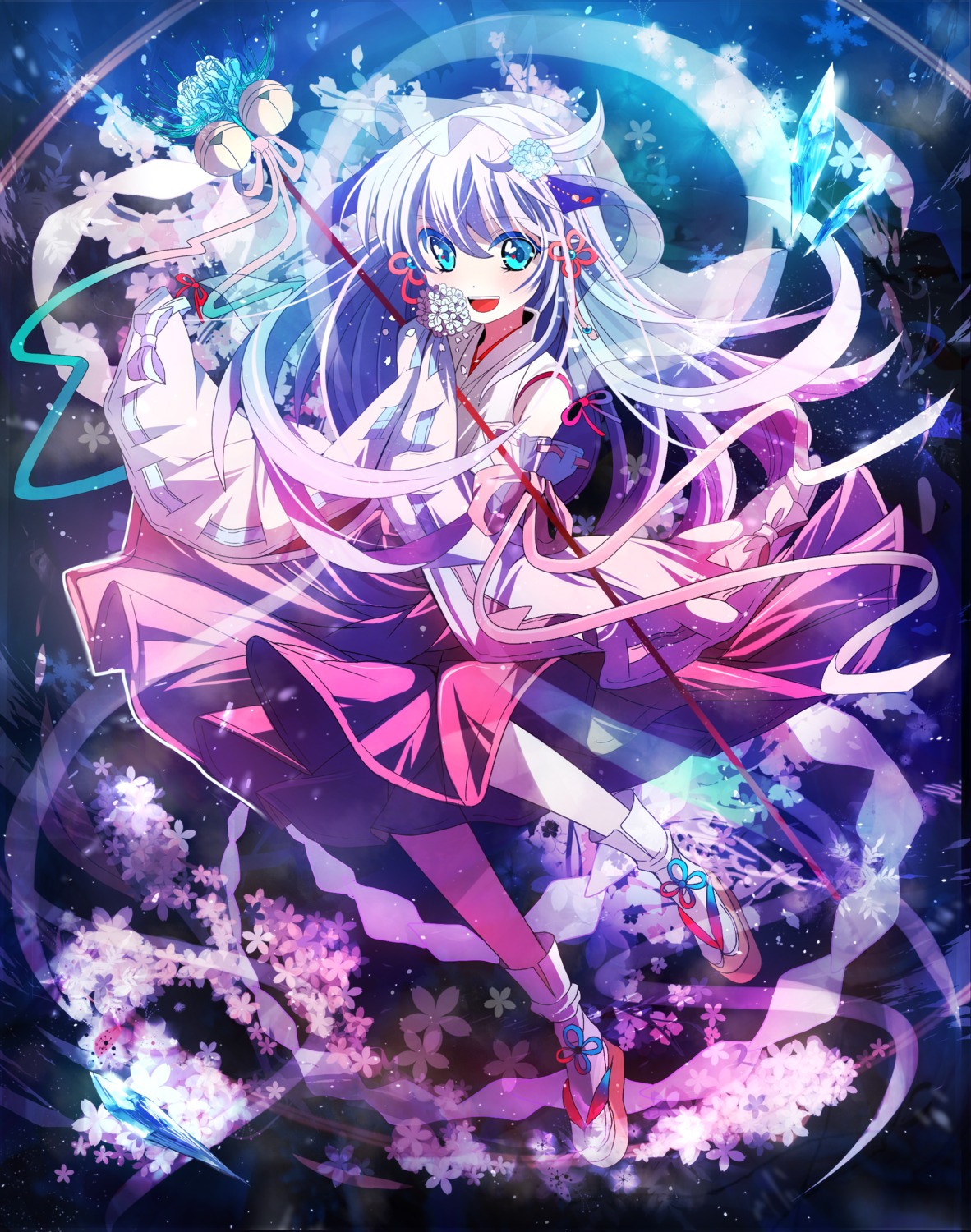 fumiko_(miruyuana), hanyuu, higurashi_no_naku_koro_ni, horns, japanese_clothes