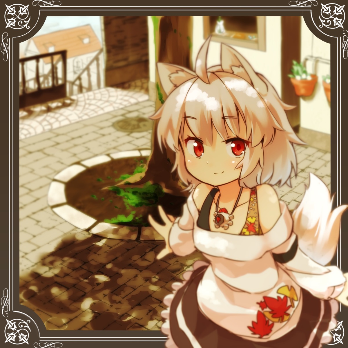 animal_ears, inubashiri_momiji, tail, tekka-maki, touhou