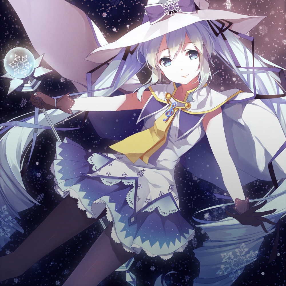 caidychen, hatsune_miku, pantyhose, vocaloid, yuki_miku
