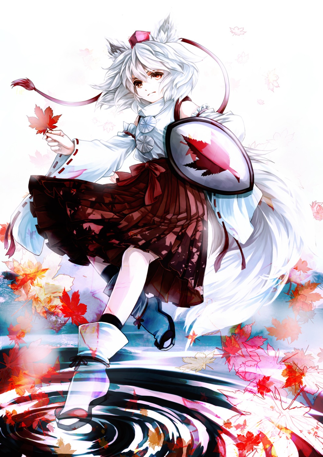 animal_ears, awa_toka, inubashiri_momiji, touhou