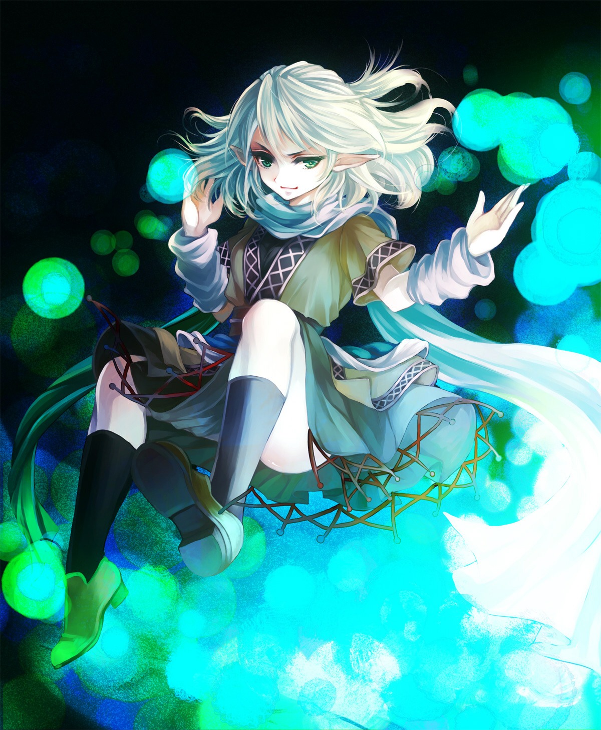 awa_toka, elf, mizuhashi_parsee, pointy_ears, touhou