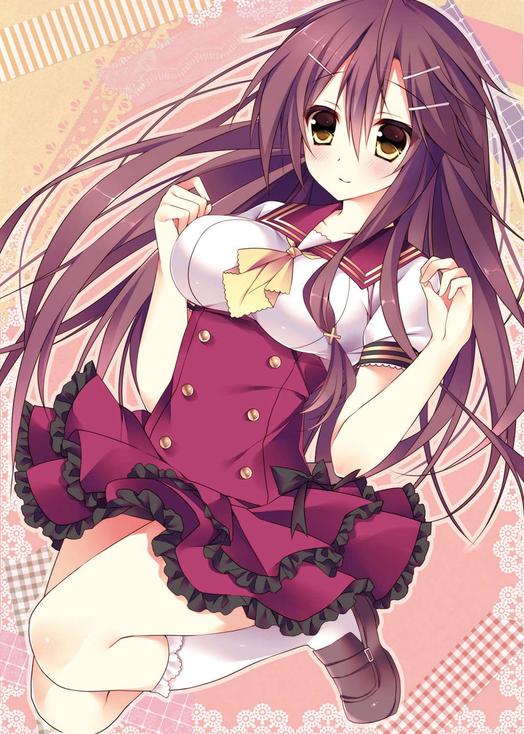 hishikawa_karen, ren'ai_made_sentakushi_hitotsu, seifuku, sorai_shinya