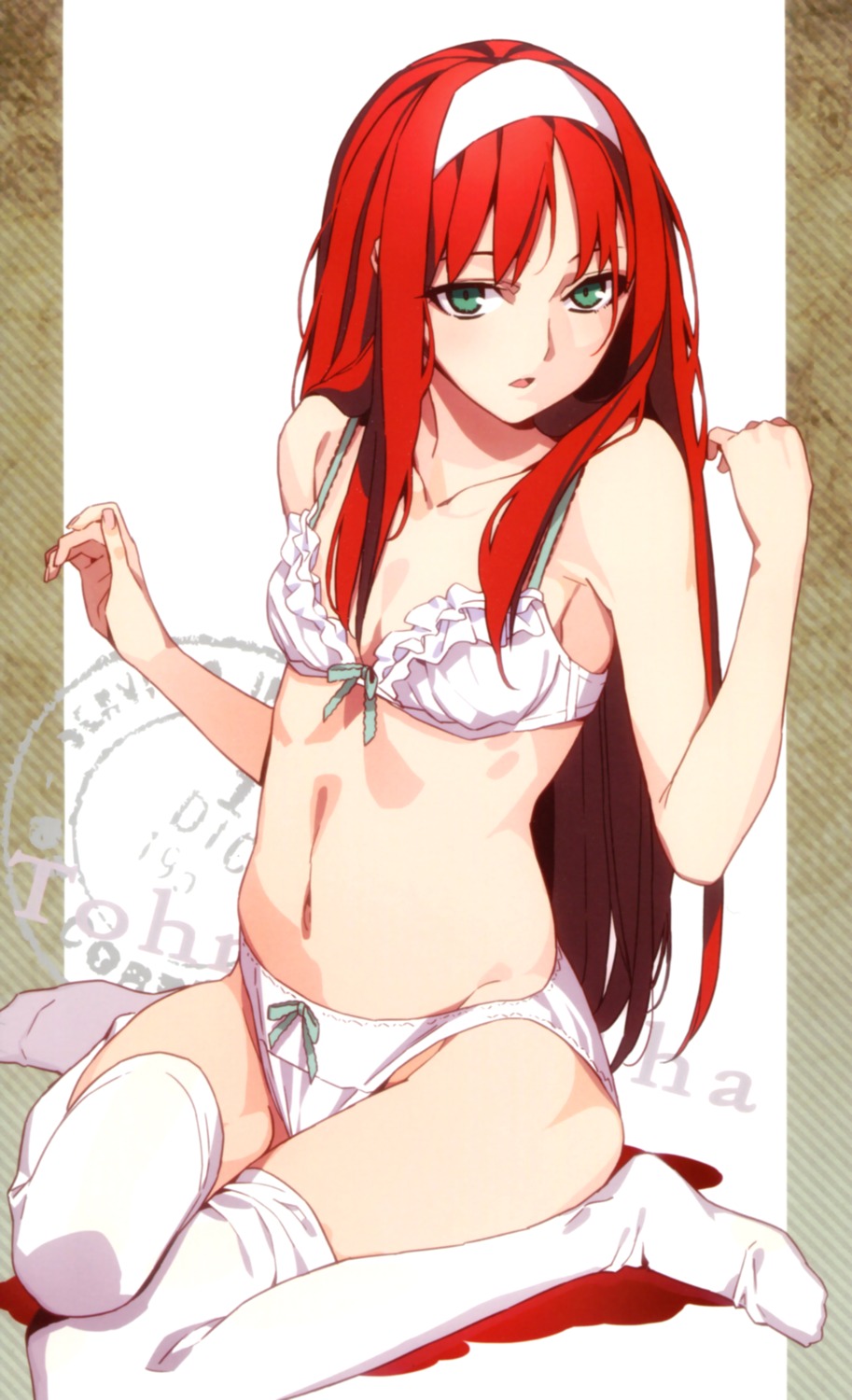 bra, morii_shizuki, pantsu, thighhighs, toono_akiha, tsukihime