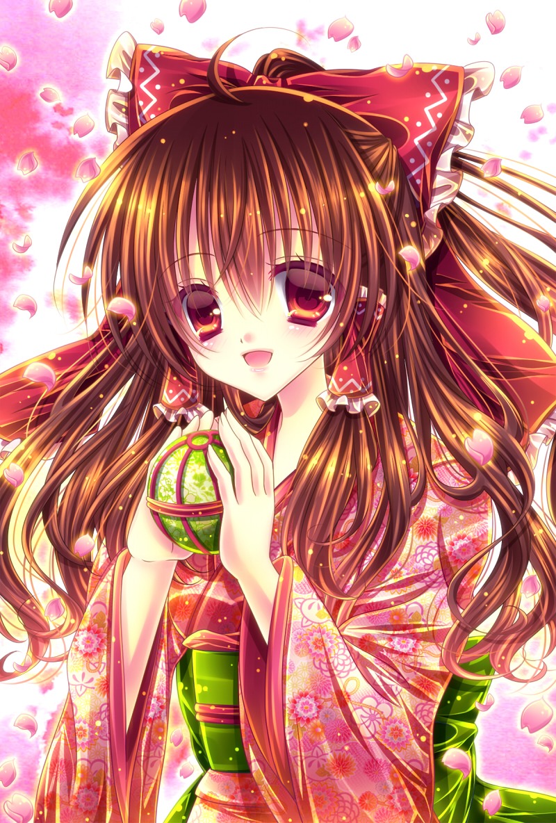 hakurei_reimu, kimono, momomiya_mion, touhou