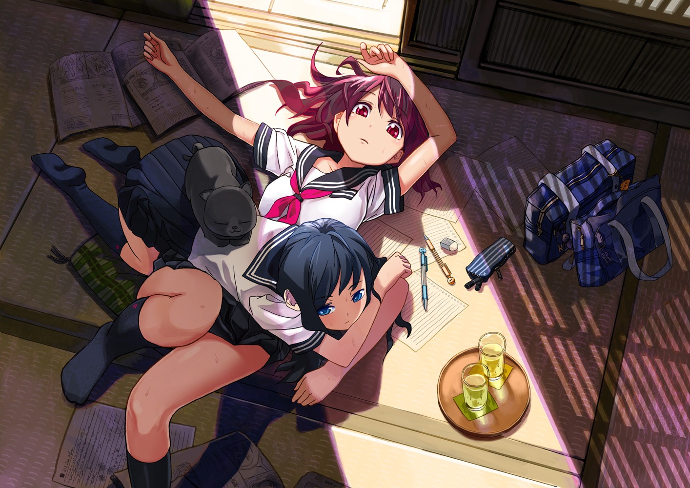 fujita_(condor), neko, seifuku