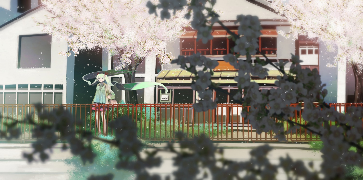 chris, hatsune_miku, thighhighs, vocaloid