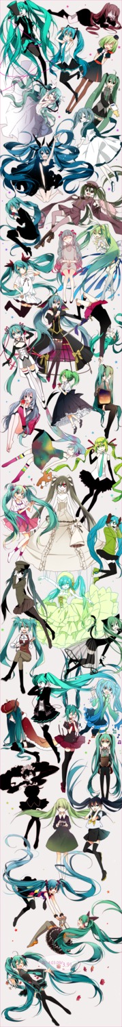 1925_(vocaloid), animal_ears, hatsune_miku, hatsune_miku_no_shoushitsu_(vocaloid), koi_wa_sensou_(vocaloid), matryoshka_(vocaloid), melt_(vocaloid), naoto