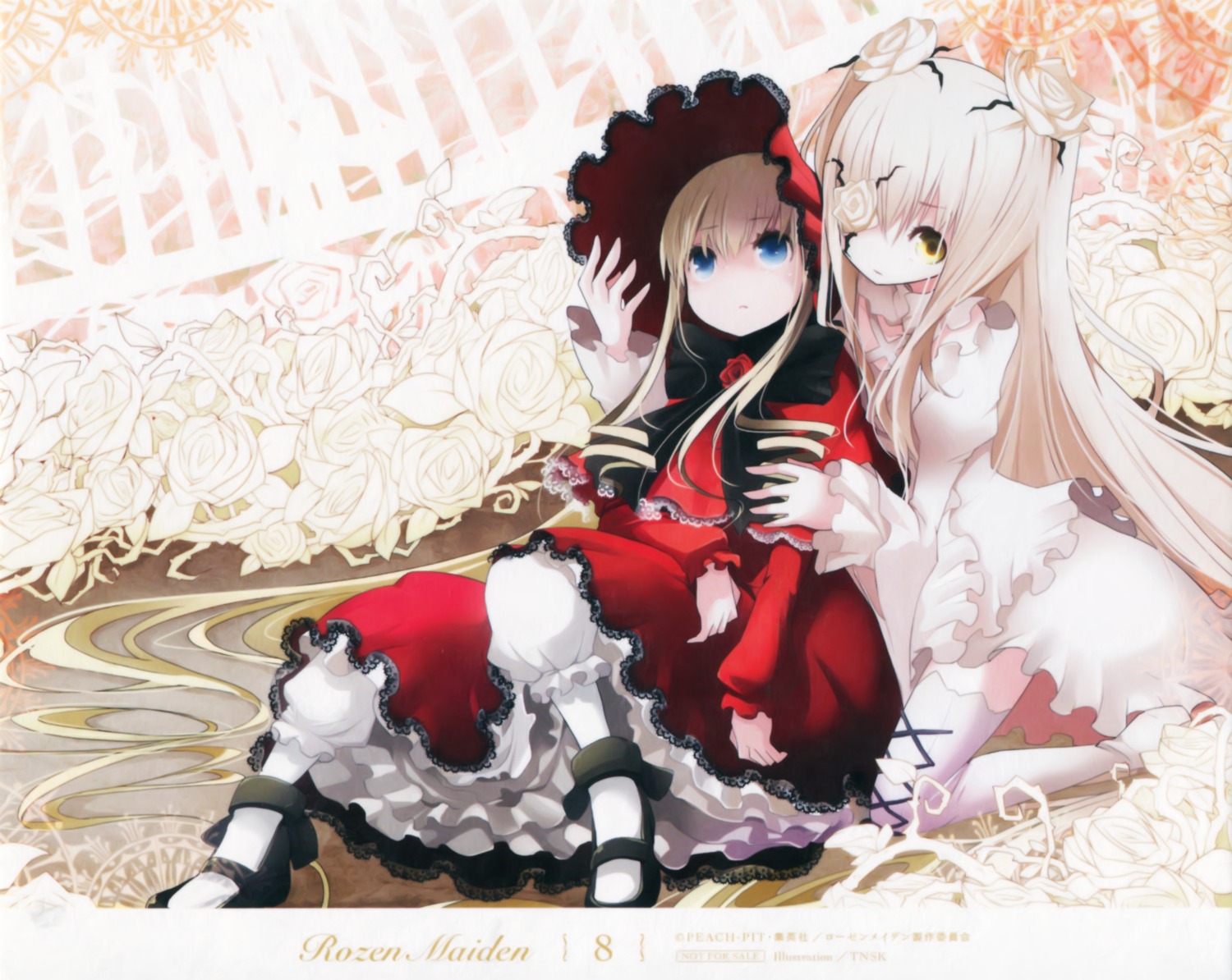 dress, kirakishou, lolita_fashion, overfiltered, rozen_maiden, shinku, tansuke