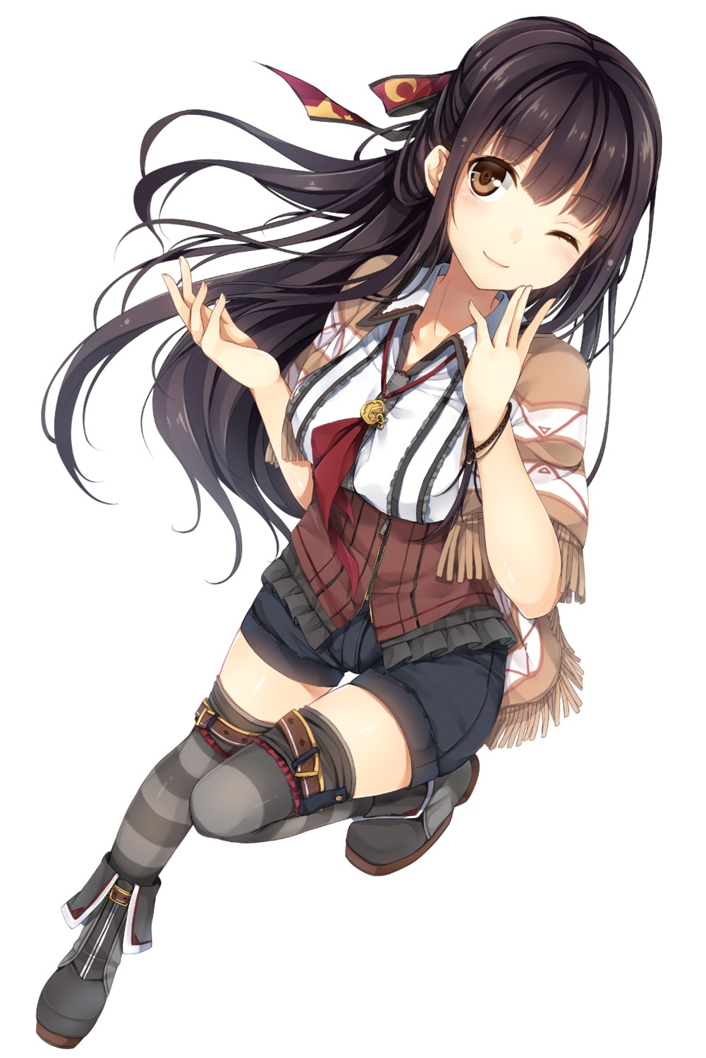 kagura_yuu, thighhighs