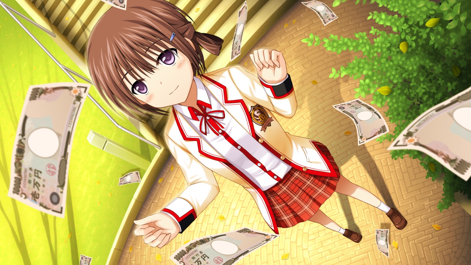 game_cg, harukaze-soft, hizumi_(harukaze_soft), love_of_ren'ai_koutei_of_love!, seifuku, susukino_suu