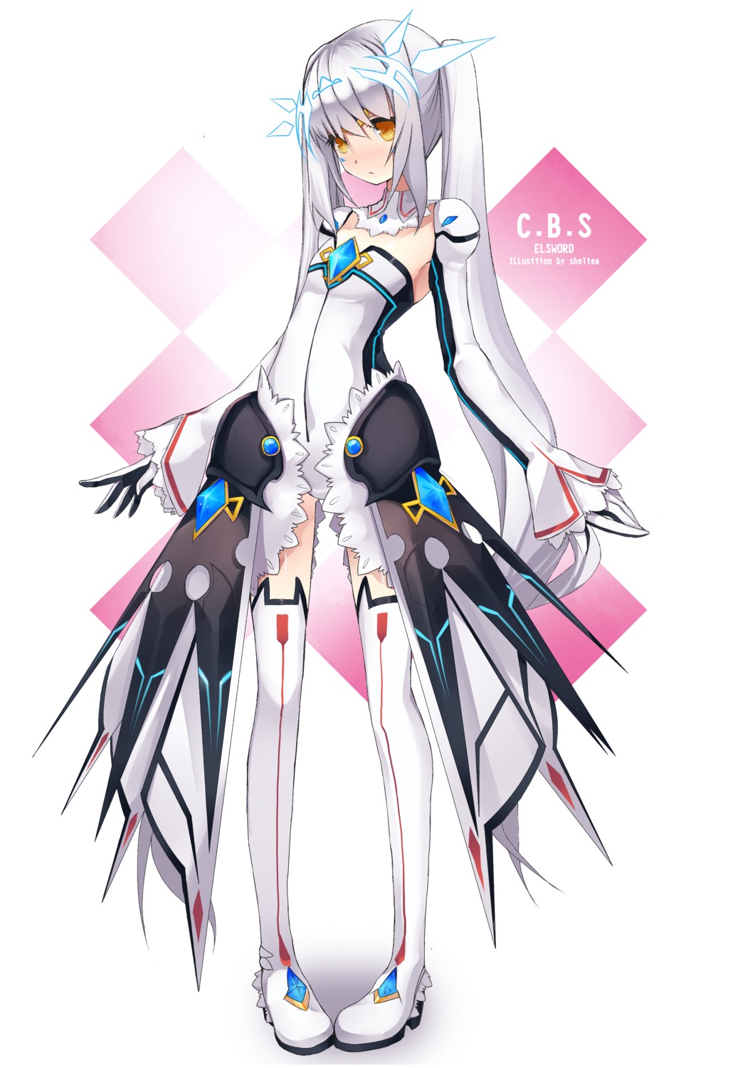 aliasing, elsword, eve_(elsword), sheltea, thighhighs