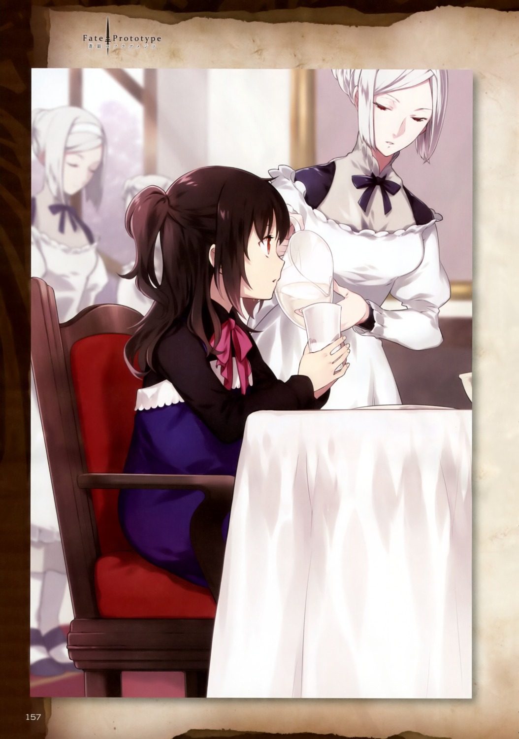 fate/prototype, fate/prototype:_fragments_of_blue_and_silver, fate/stay_night, maid, nakahara, reiroukan_misaya, type-moon