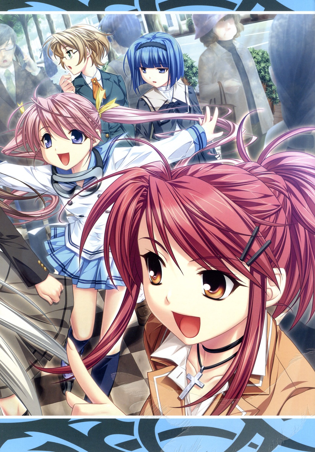akatsuki-works, kayaba_akaneko, minamoto_rui, narutaki_koyori, rui_wa_tomo_wo_yobu, saeki_hokuto, shirasaya_iyo