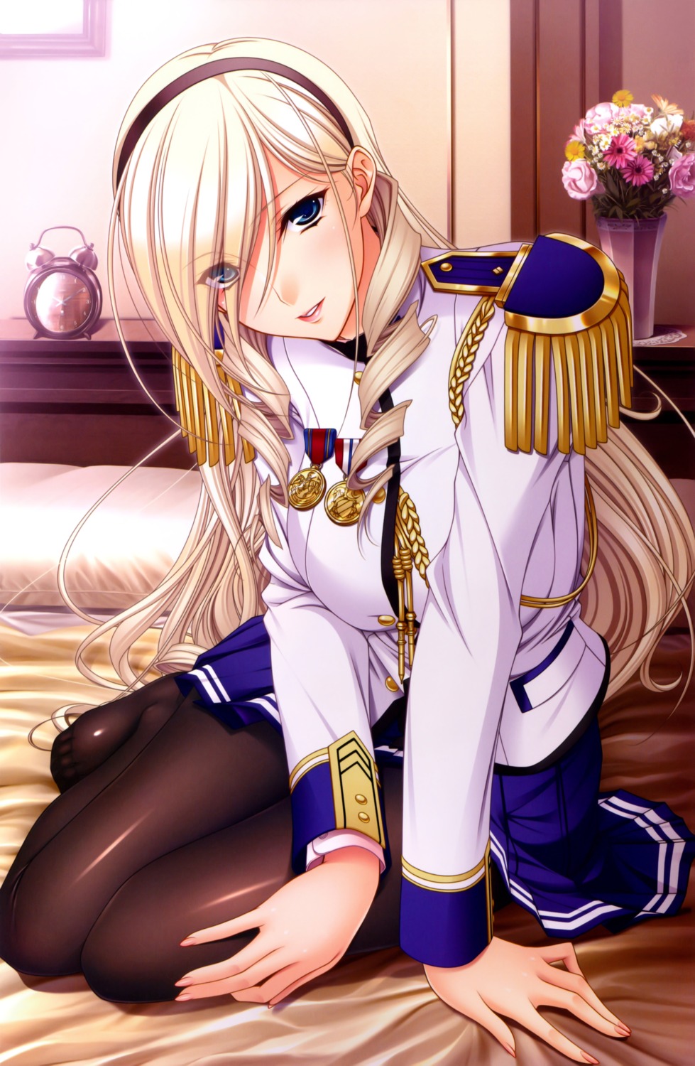 celia_cumani_aintree, komori_kei, pantyhose, ricotta, seifuku, walkure_romanze