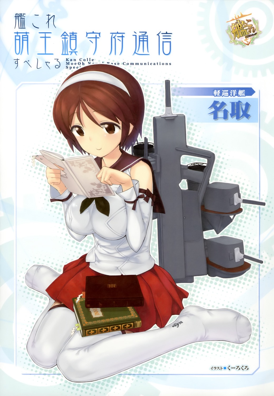 kantai_collection, kuuro_kuro, natori_(kancolle), thighhighs