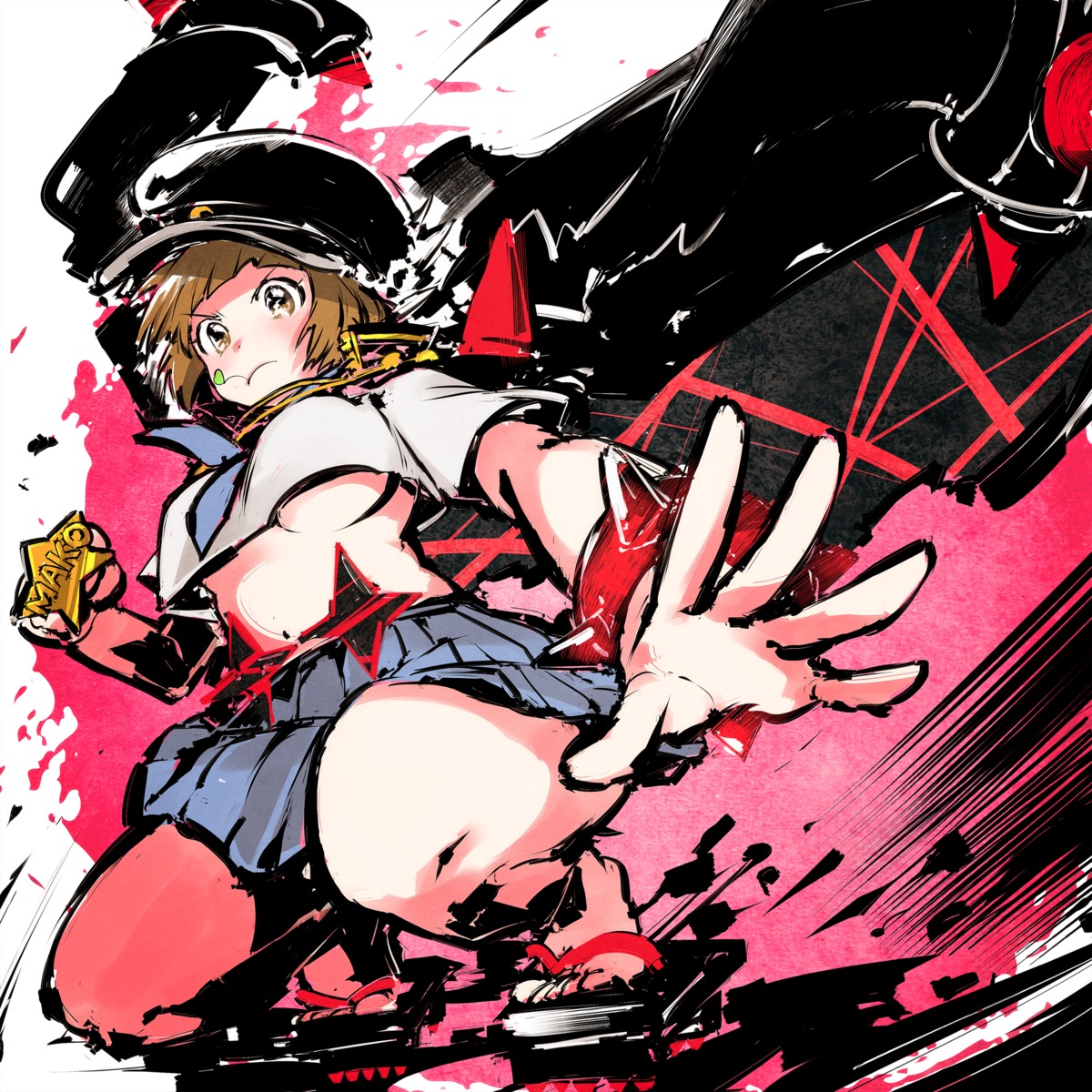 kill_la_kill, mankanshoku_mako, uekan, underboob