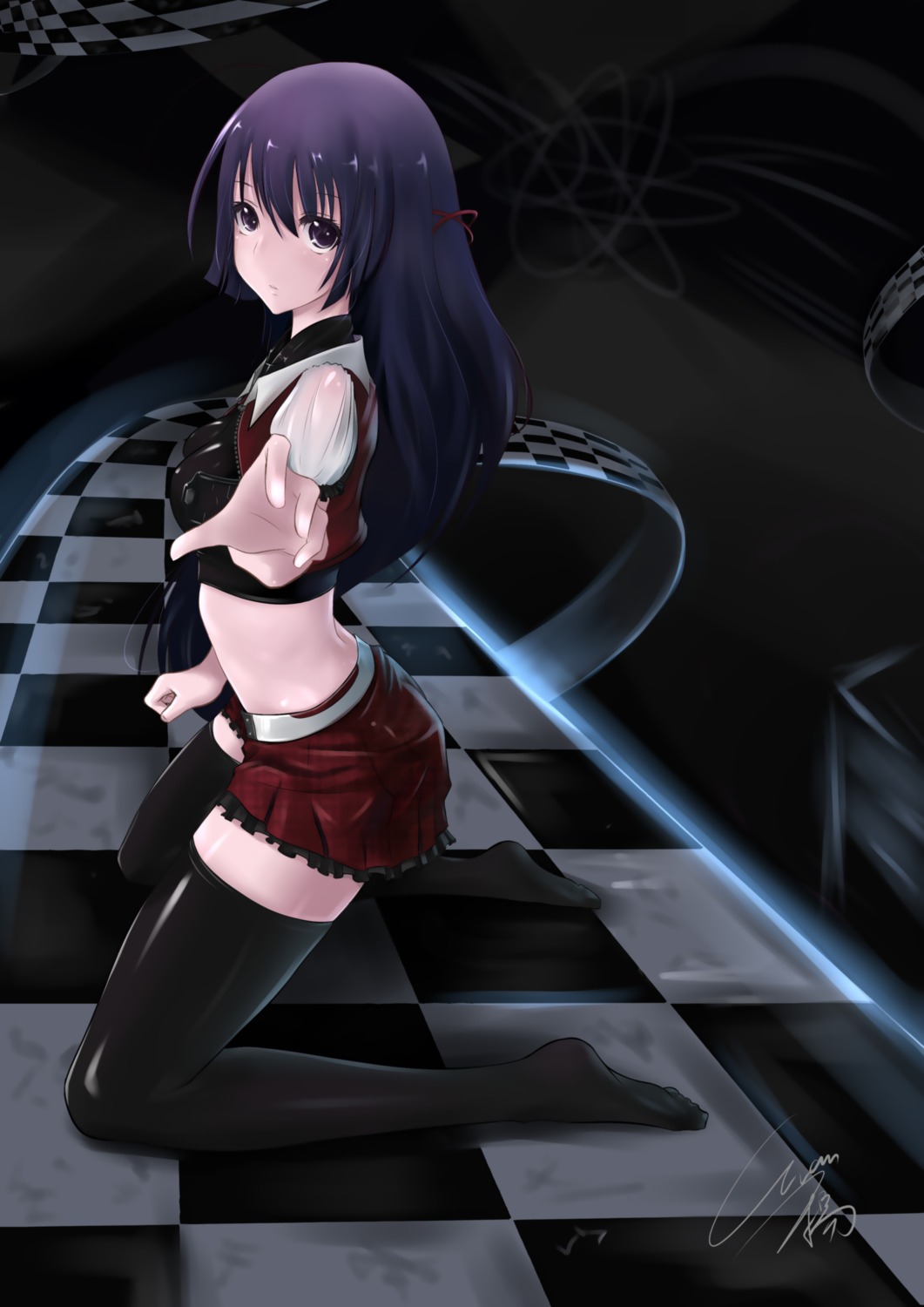 evan_yang, thighhighs