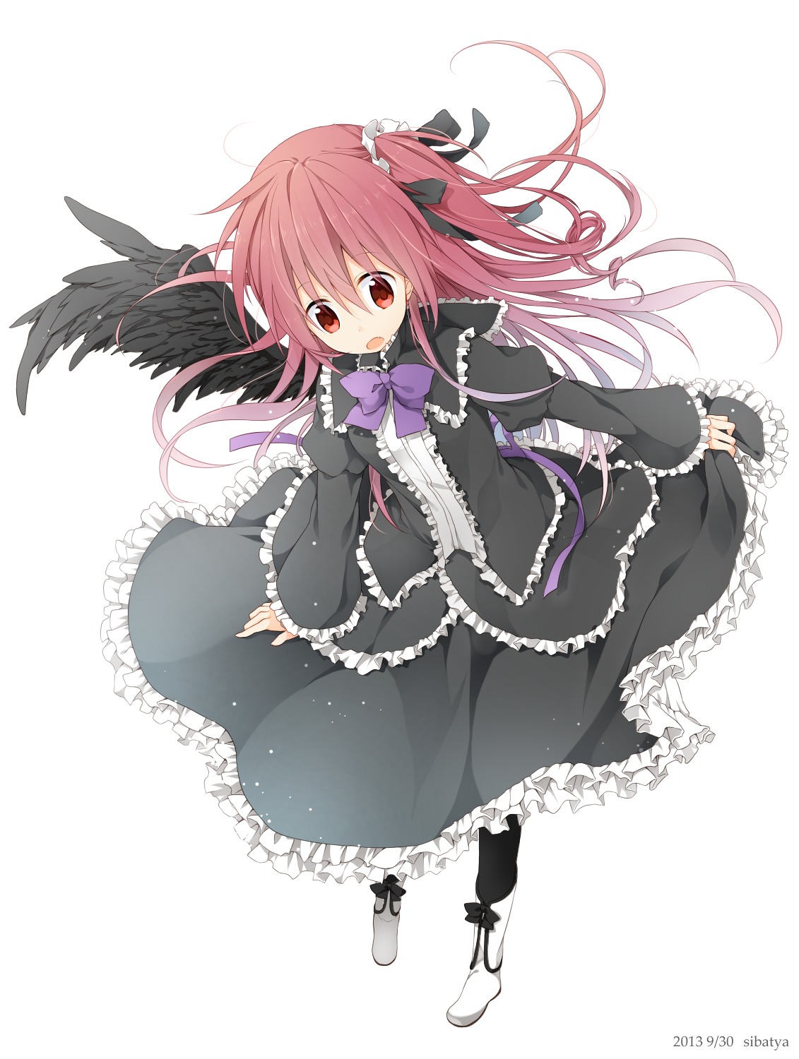 gothic_lolita, lolita_fashion, nana_kusun, wings