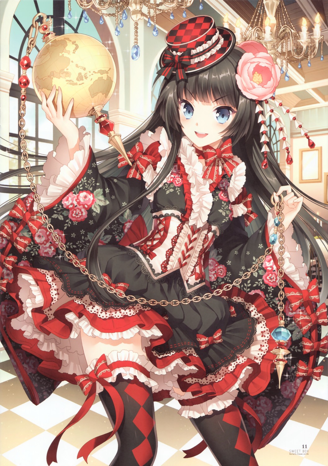 butterfly_dream, dress, furyou_michi_~gang_road~, lolita_fashion, nardack, thighhighs