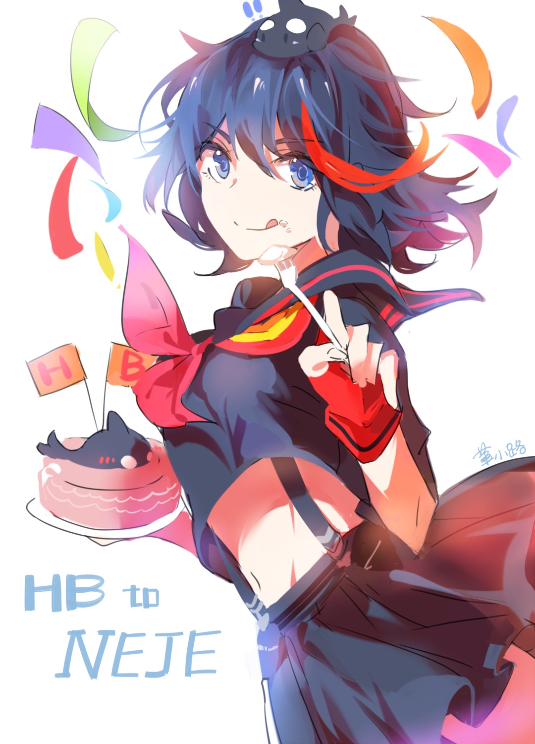 kill_la_kill, matoi_ryuuko, road_233, seifuku, senketsu
