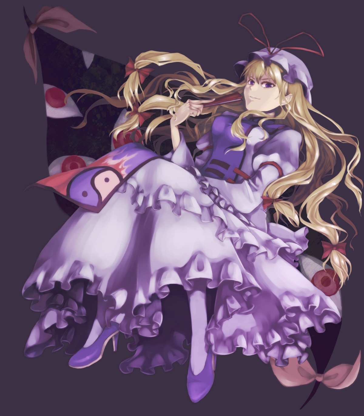 aoi_mirin, touhou, yakumo_yukari