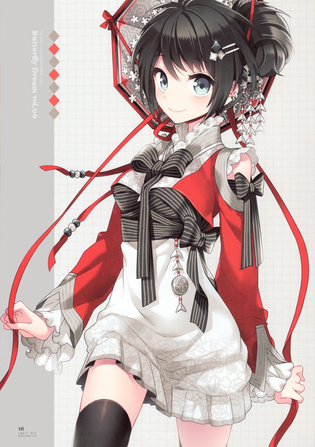 butterfly_dream, dress, nardack, thighhighs