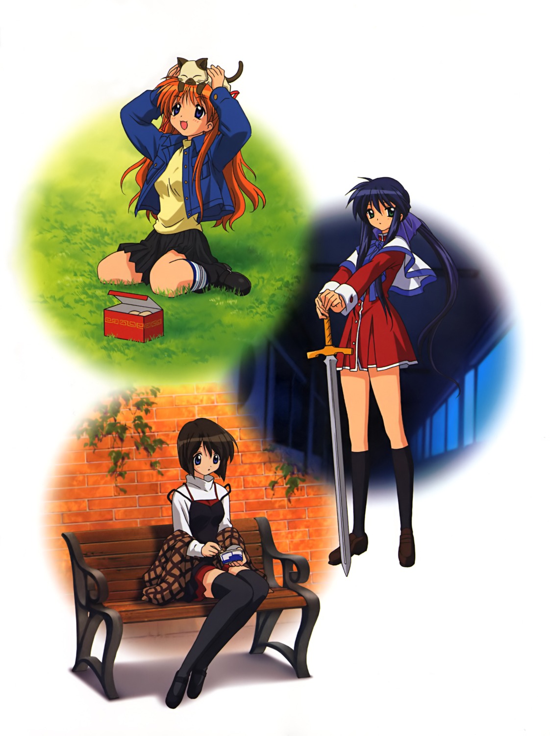 kanon, kawasumi_mai, misaka_shiori, sawatari_makoto, seifuku
