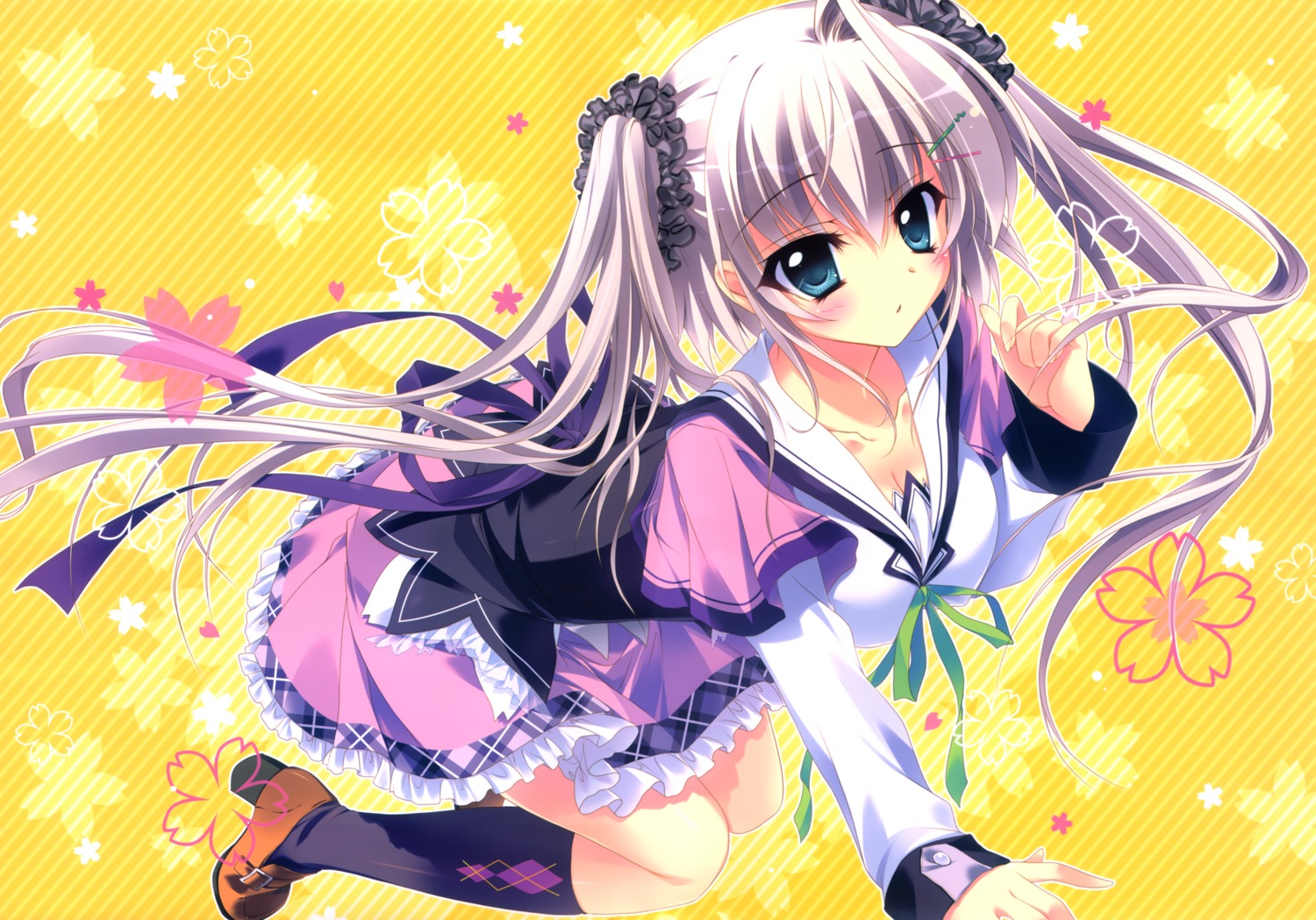 asaba_konami, izumi_tsubasu, koi_ga_saku_koro_sakura_doki, palette, seifuku