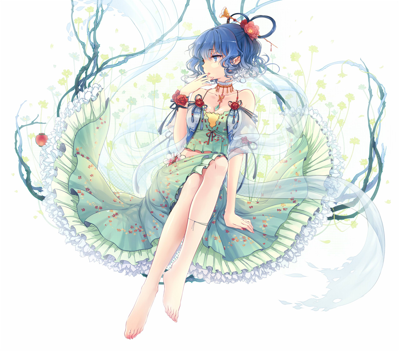 dress, kaku_seiga, kieta, touhou