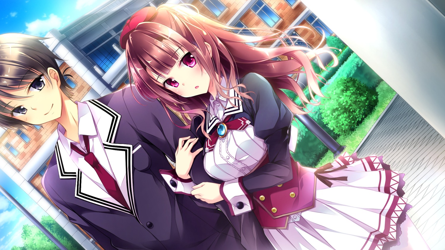 ensemble_(company), game_cg, golden_marriage, hayakawa_harui, ichijouji_touko, seifuku, tachibana_nagisa