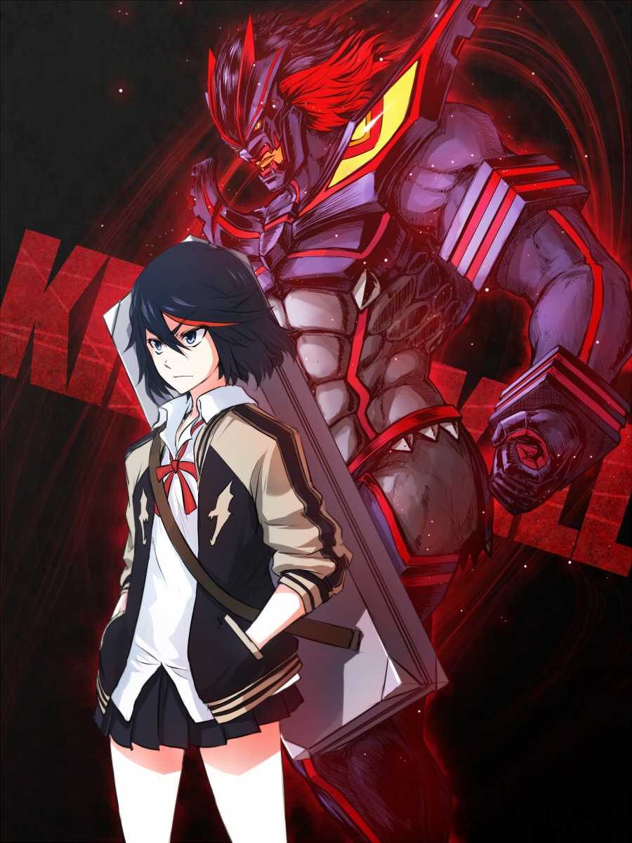 kill_la_kill, matoi_ryuuko, misawa_kei, seifuku, senketsu
