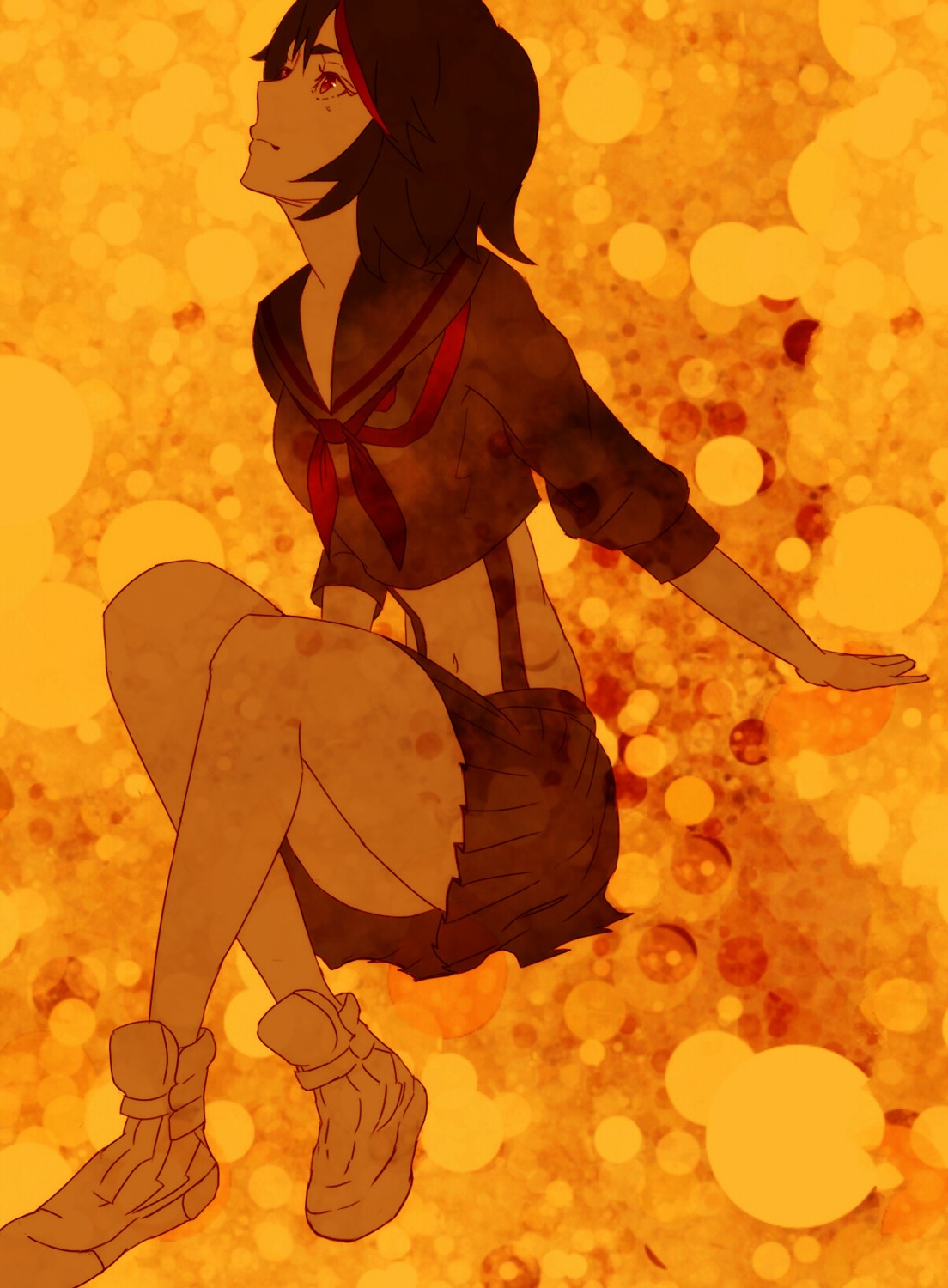 kill_la_kill, kuma_(darakehoudai), matoi_ryuuko, seifuku